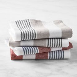 Yarn Dyed Towels, Set of 4