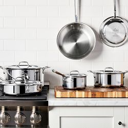 (最終お値下げ！)Williams Sonoma All-Clad 鍋　直径20 All-Clad D3® Tri-Ply 10-Piece Cookware Set | Williams Sonoma