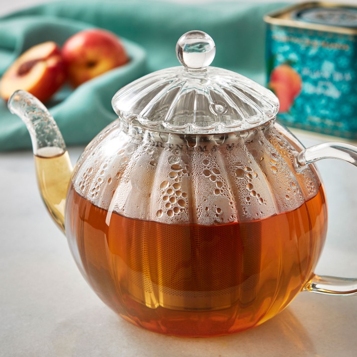 Fortnum & Mason Black Tea with Peach Tin | Williams Sonoma