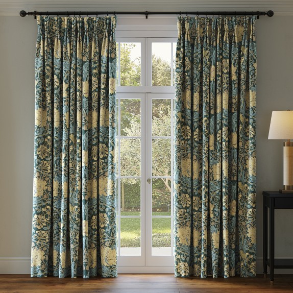 Morris & Co. x Williams Sonoma Home Honeysuckle Tulip Curtain by Williams Sonoma Home