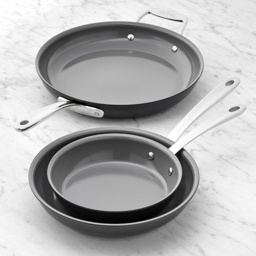 All-Clad NS Pro Ceramic Nonstick 3-Piece Fry Pan Set Simolary simolary.com