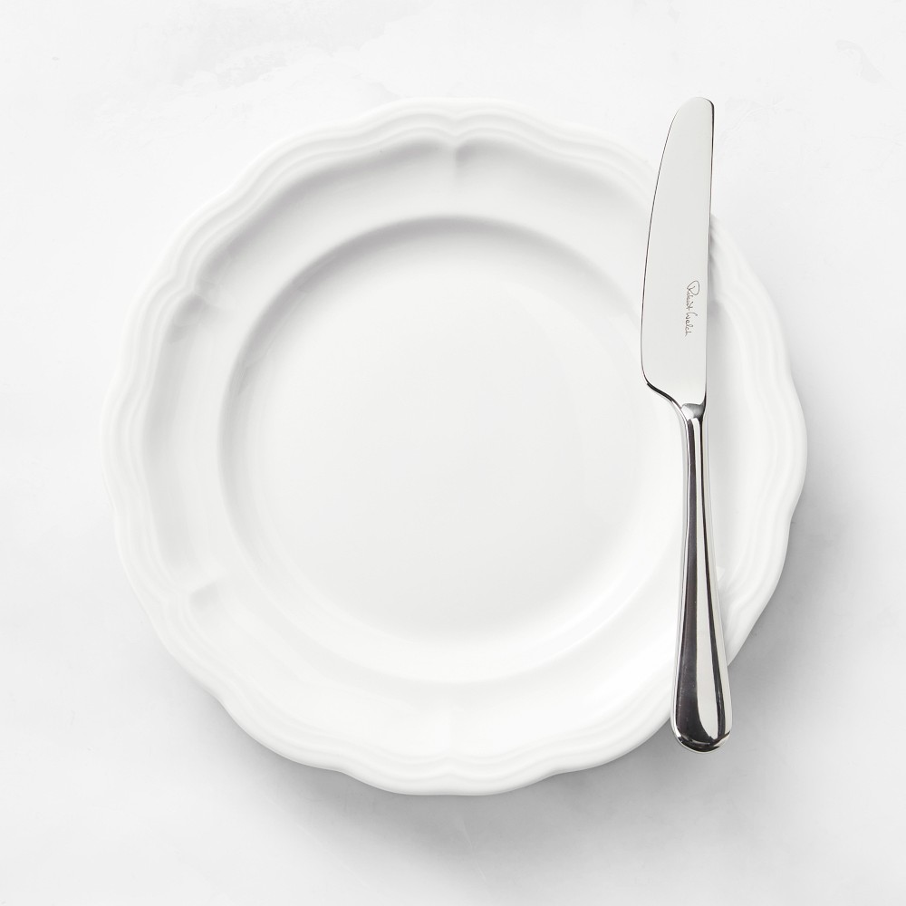Pillivuyt Queen Anne Porcelain Bread & Butter Plates - Set of 4