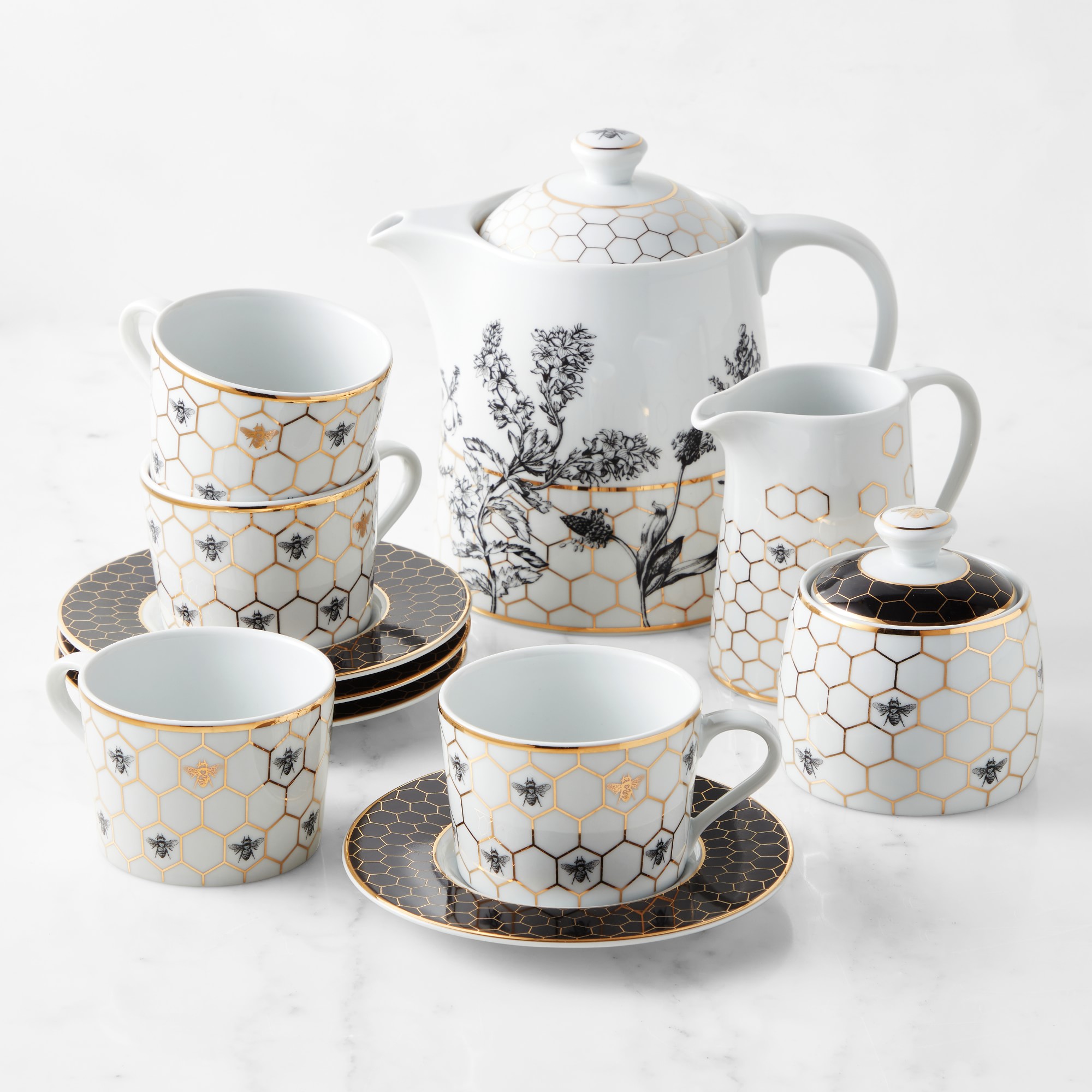Honeycomb Tea Set Pack Simolary simolary.com