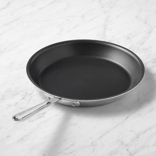 All-Clad D5 Stainless-Steel Pro Nonstick Omelette Fry Pans Simolary simolary.com