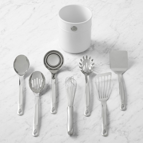 Hestan Provisions Ultimate Stainless Steel Chef's Tools and Bain Marie, Set of 8