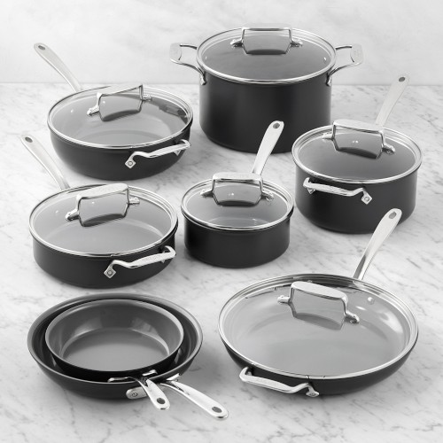 All-Clad NS Pro Ceramic Nonstick 14-Piece Cookware Set Simolary simolary.com