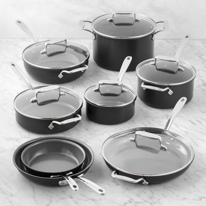 All-Clad NS Pro Ceramic 14-Piece Cookware Set | Williams Sonoma