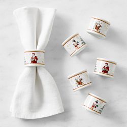 Twas the Night Before Christmas Before Christmas Napkin Rings, Set of 6