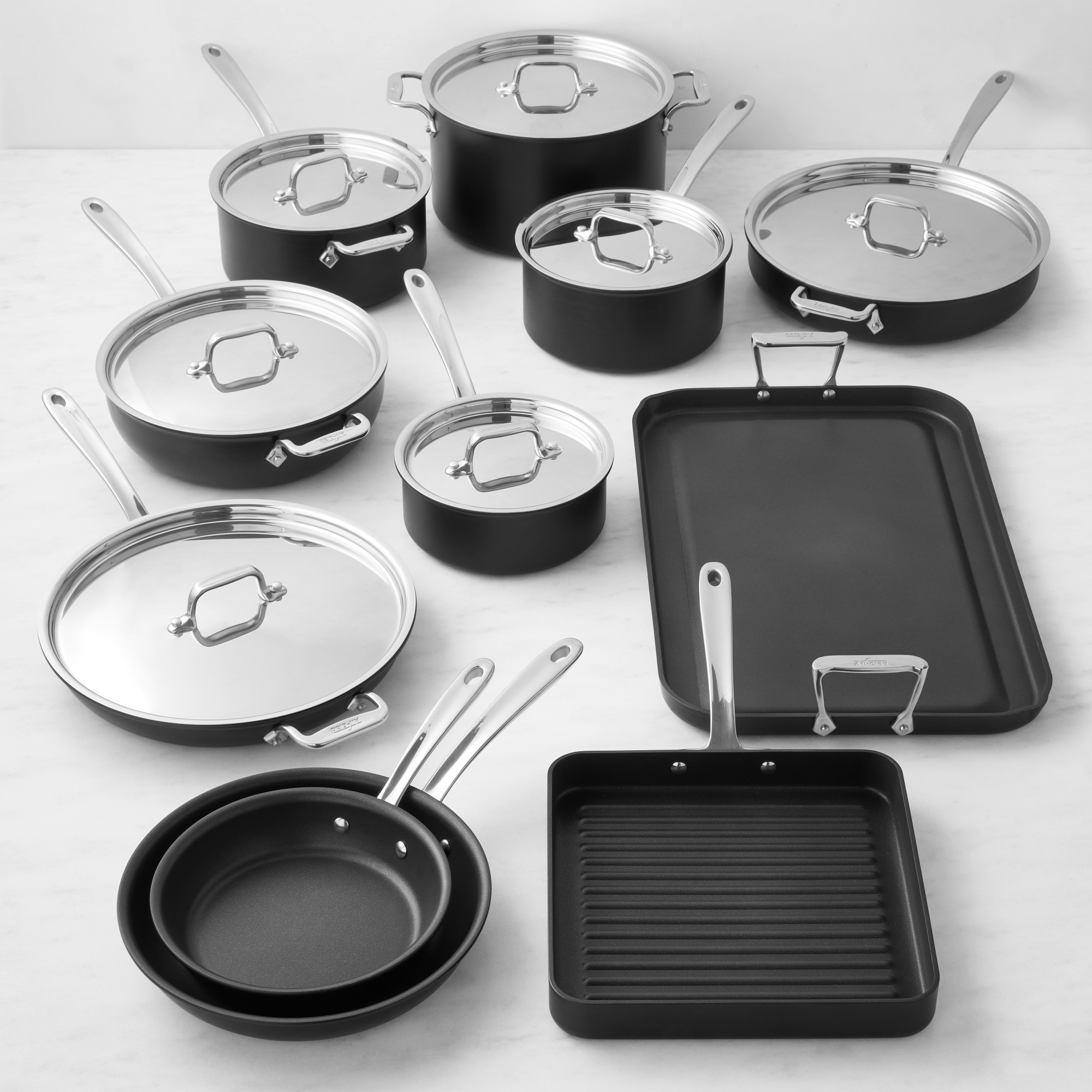 All-Clad NS Pro Nonstick 18-Piece Cookware Set Sansujyuku sansujyuku.com