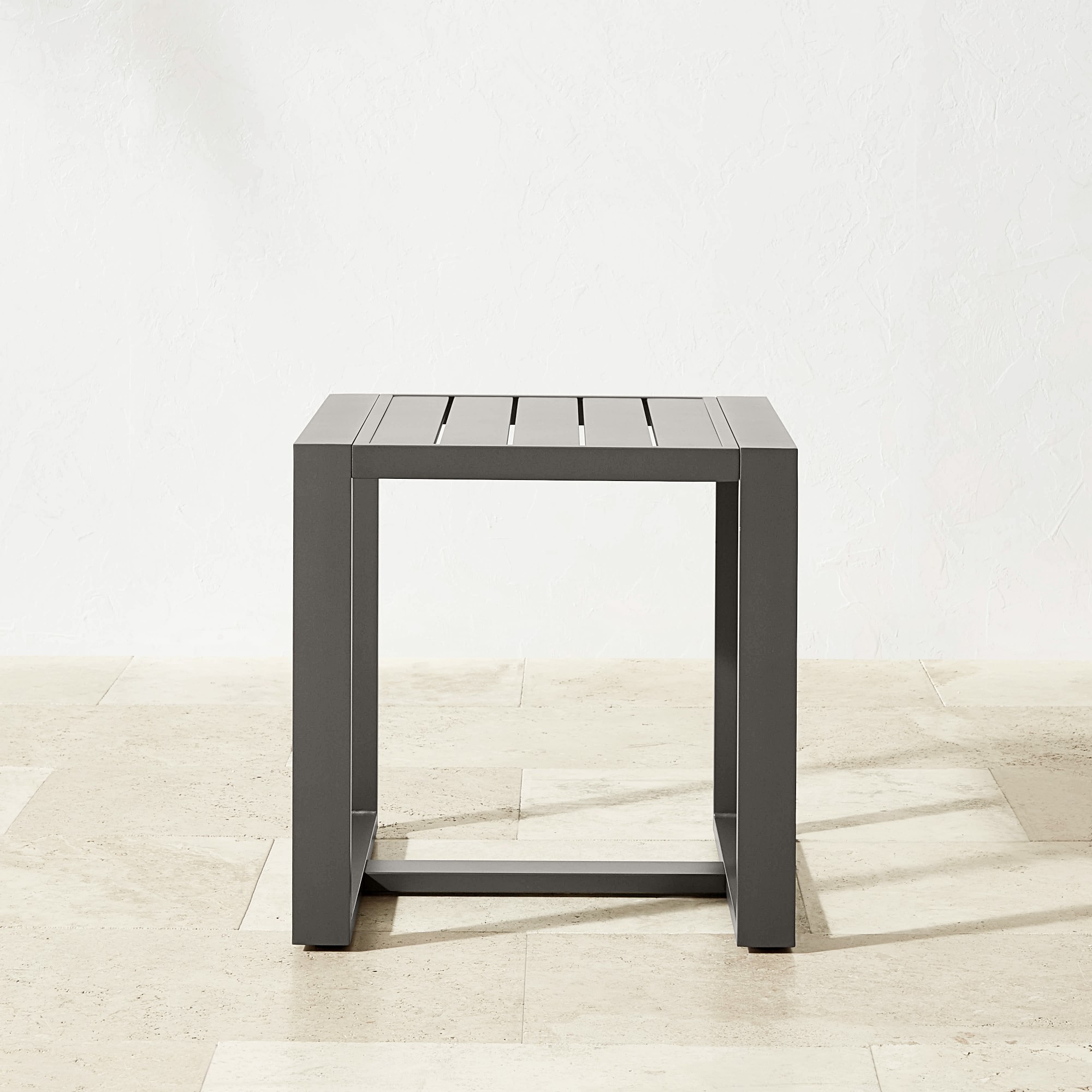 Santa Barbara Outdoor Metal Side Table (20″) Simolary simolary.com