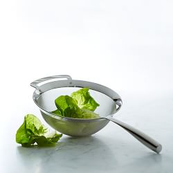 Williams Sonoma Stainless-Steel Strainer, 9"