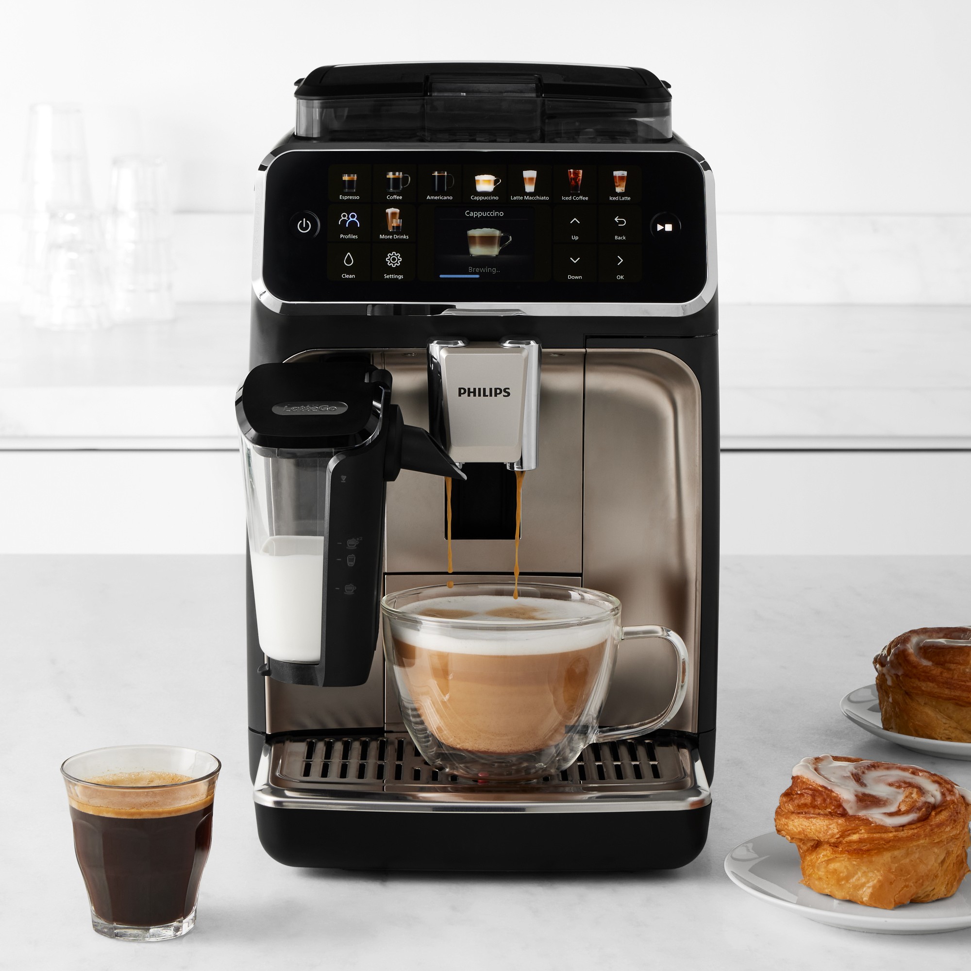 Philips 5500 Fully Automatic Espresso Machine with LatteGo & Iced Coffee Simolary simolary.com