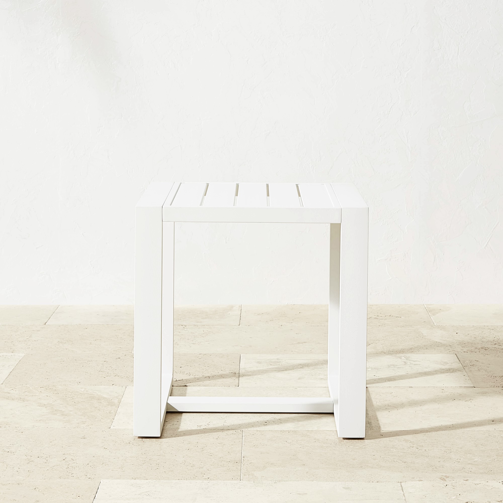 Santa Barbara Outdoor Metal Side Table (20″) Sansujyuku sansujyuku.com