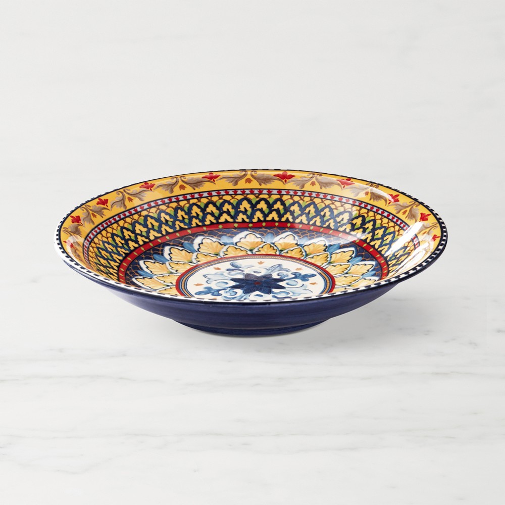 Sicily Ceramic Serving Bowl - yellow