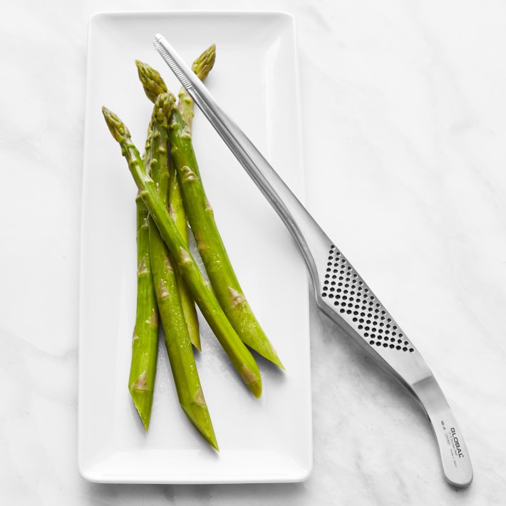 Lacor 62865 Precision Kitchen Tweezers, 18/10 Stainless Steel, Fine Scratched Handle, Curved Tips, 15.5 Cm, Dishwasher Safe