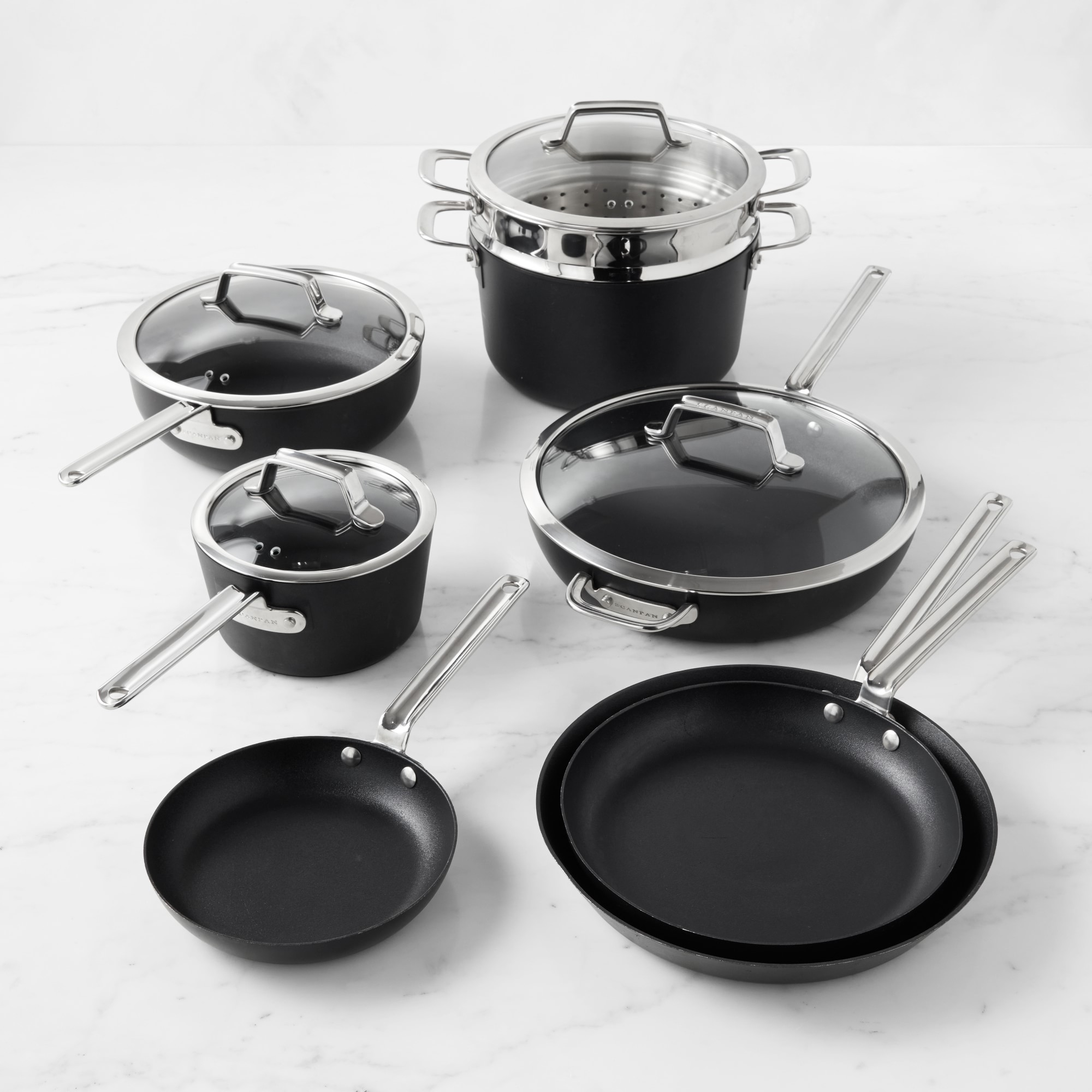 SCANPAN TechnIQ Nonstick 12-Piece Cookware Set Sansujyuku sansujyuku.com