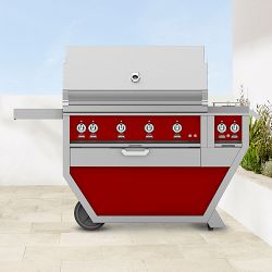 Hestan 42" Deluxe Gas Grill With Double Side Burners