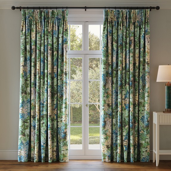 Fern Forest Pinch Pleat Curtains by Williams Sonoma Home