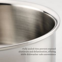Hestan ProBond Luxe Professional Clad Stainless-Steel Dutch Oven, 5-Qt