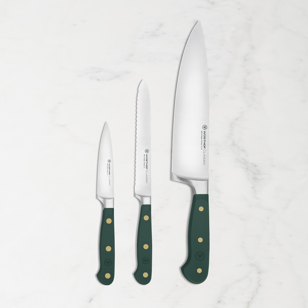 WÜSTHOF Classic Color Knives - Set of 3, Fresh Rosemary