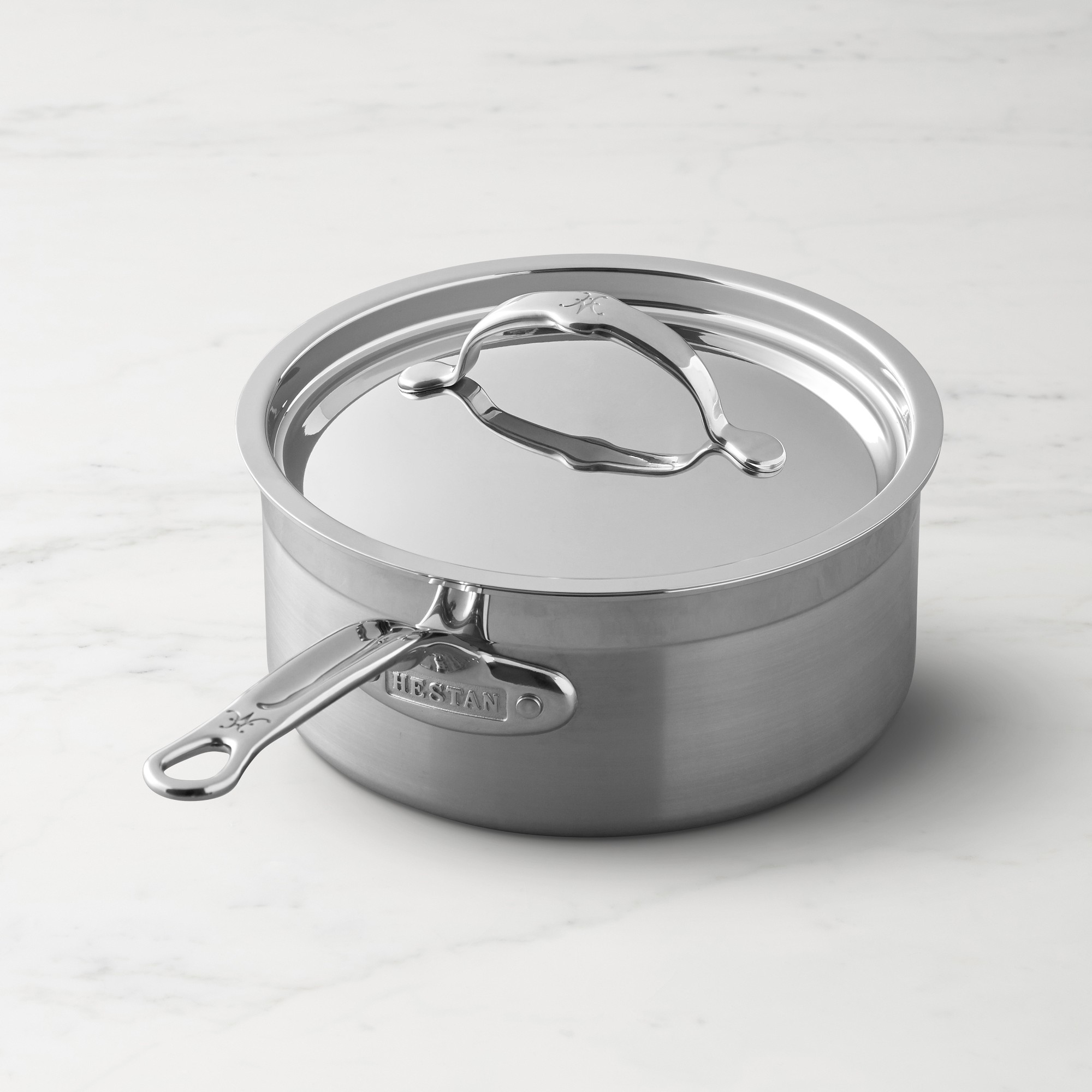 Hestan ProBond Forged Professional Clad Stainless-Steel Covered Saucepan Sansujyuku sansujyuku.com
