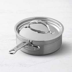 Hestan ProBond Forged Professional Clad Stainless-Steel Covered Saucepan, 2-Qt.