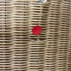 OPEN BOX:Woven Urn Planter, Large