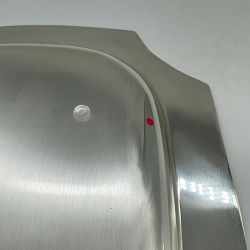 OPEN BOX:Silver Rectangle Tray, Large