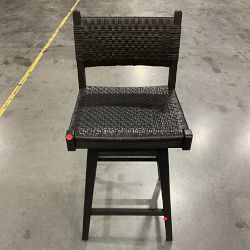 OPEN BOX:Sullivan Swivel Counter Stool, Ebony