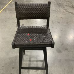 OPEN BOX: Sullivan Swivel Counter Stool, Ebony