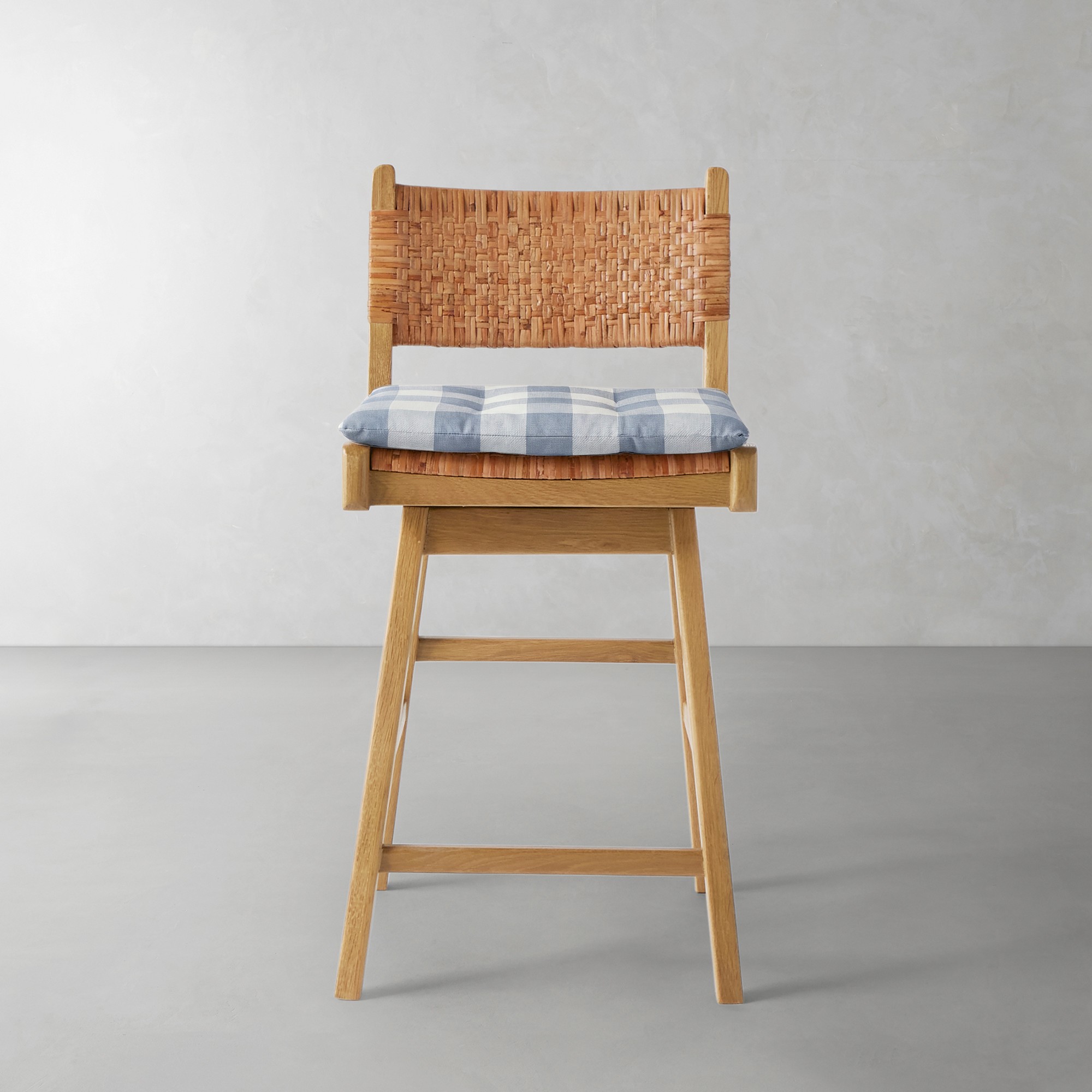 Blanche Buffalo Check, Light Blue