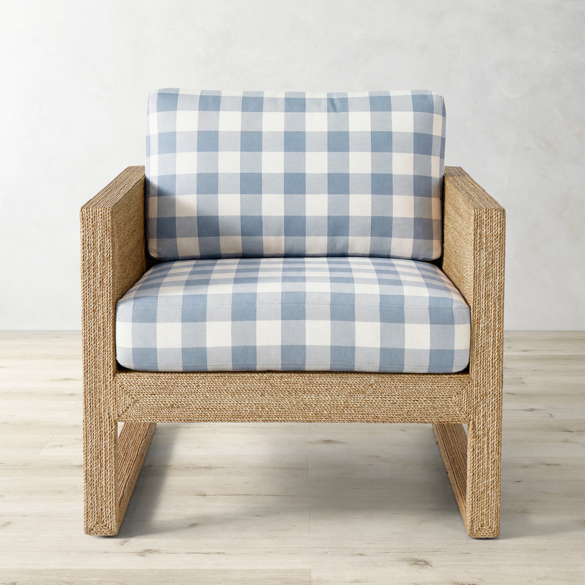 Blanche Buffalo Check, Light Blue