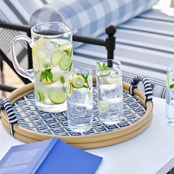 Hill House x Williams Sonoma Home Azzura Woven Tray