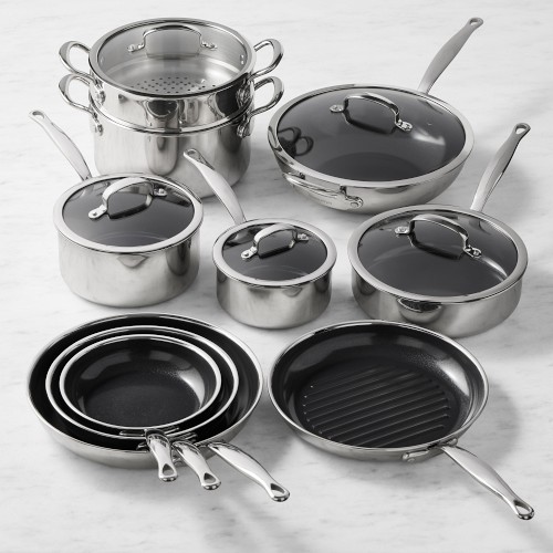 GreenPan Premiere Max Stainless-Steel Ceramic Nonstick 15-Piece Cookware Set Simolary simolary.com 6