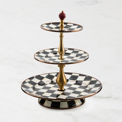 MacKenzie-Childs 3-Tiered Stand Simolary simolary.com