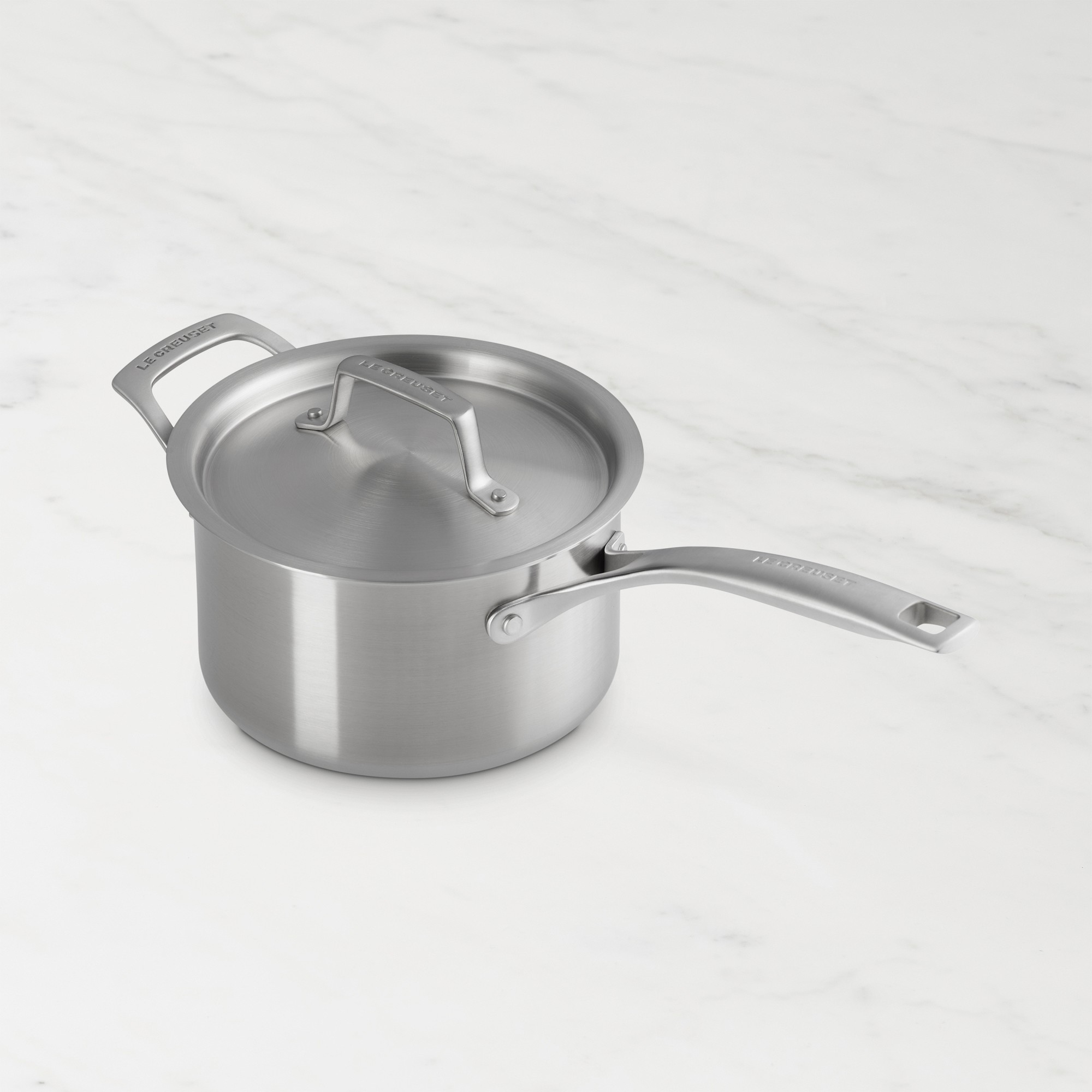 Le Creuset Essential Stainless-Steel Saucepan Sansujyuku sansujyuku.com