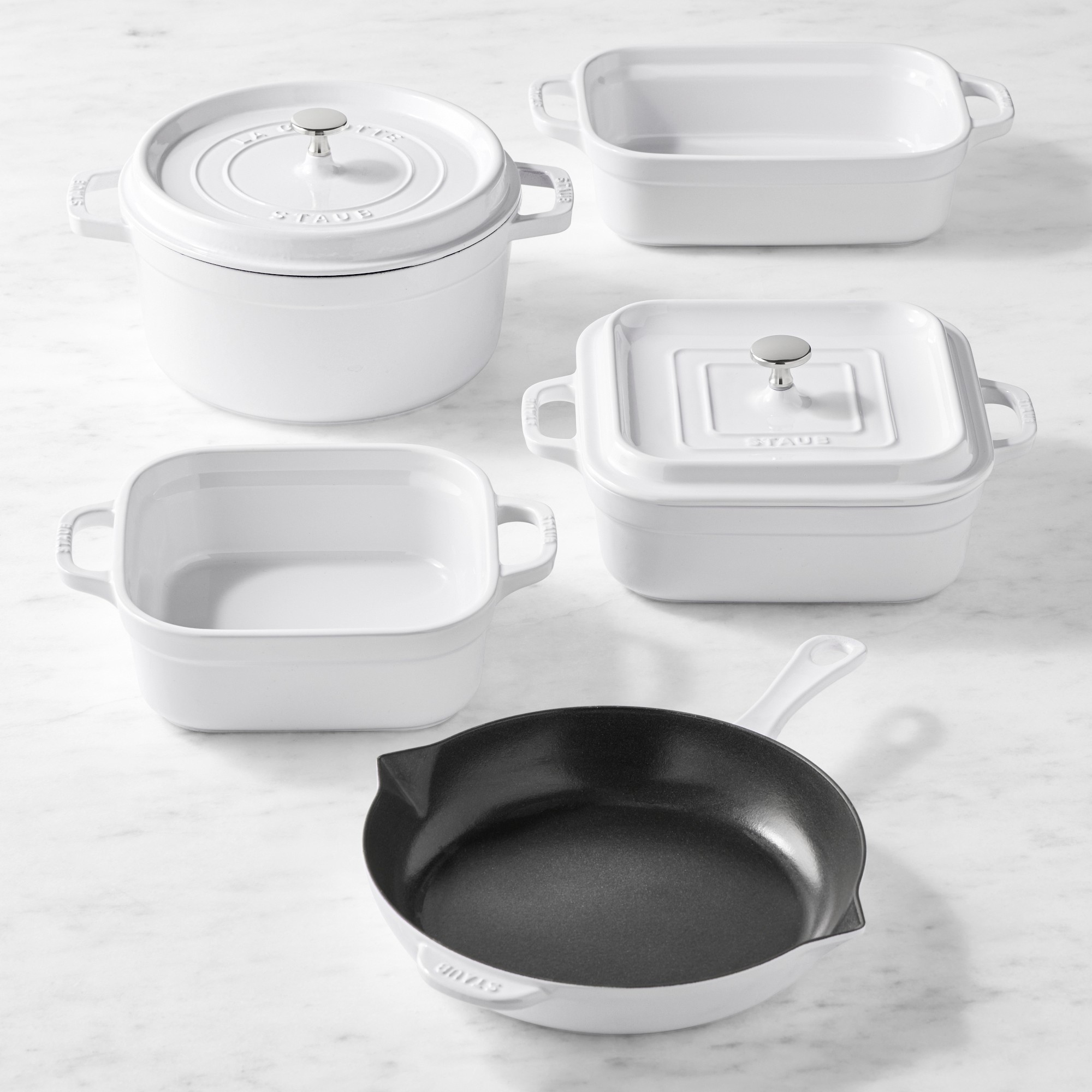 Staub Cookware & Bakeware 7-Piece Set Simolary simolary.com