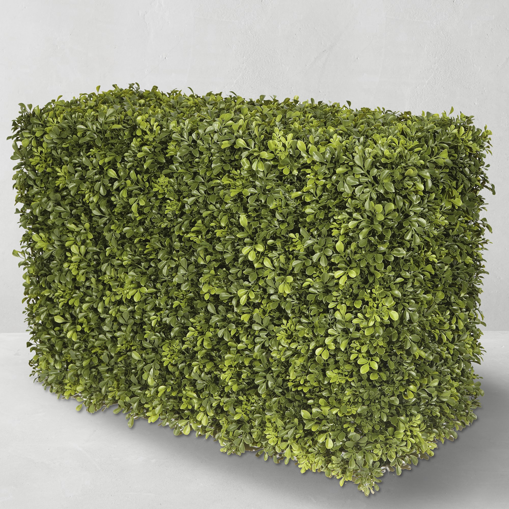 Faux Boxwood Hedge, Indoor/Sheltered Outdoor, 21″ Simolary simolary.com