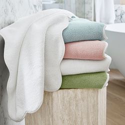 AERIN x Williams Sonoma Home Scalloped Bath Towels