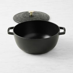 Staub Cast Iron French Oven Snake Lid, 5-Qt. | Williams Sonoma