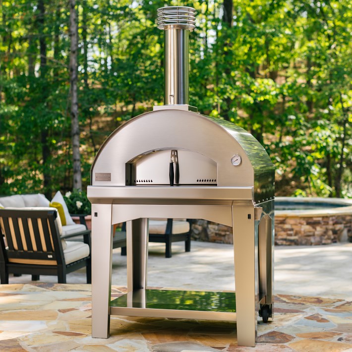 Fontana Forni Mangiafuoco Pizza Oven & Cart | Williams Sonoma