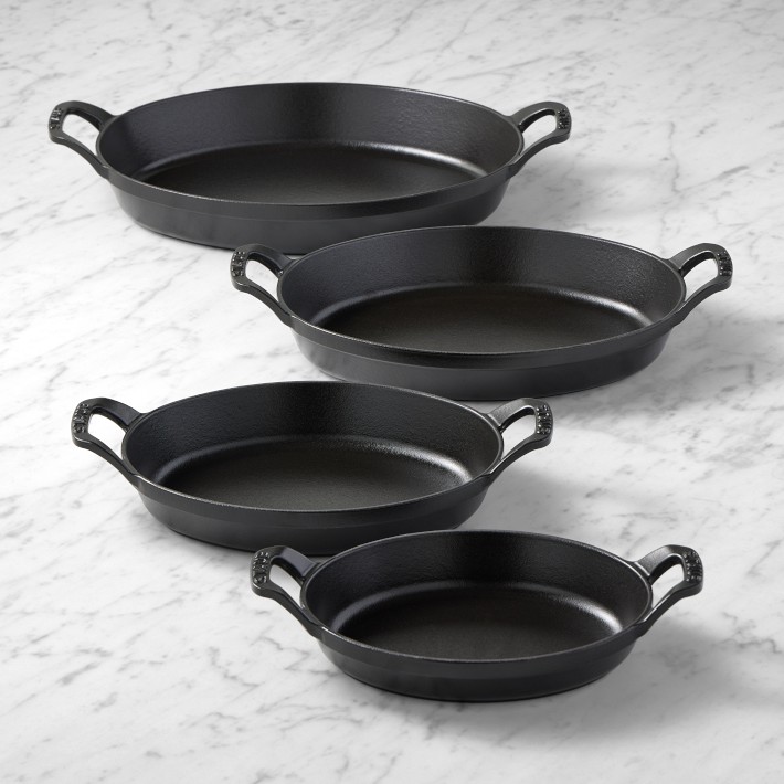 Staub Cast-Iron Oval Gratin Baking Dish | Williams Sonoma
