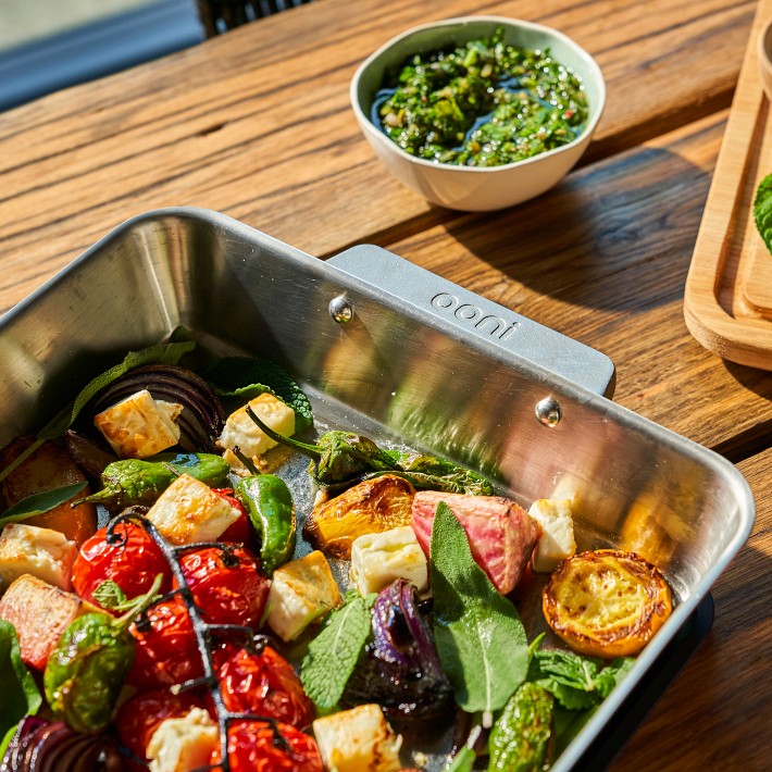 Ooni Stainless-Steel Roasting Pan Set | Williams Sonoma