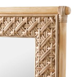 Hill House x Williams Sonoma Home Bianca Rattan Mirror