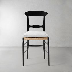 Winslow Dining Side Chair Cushion, Standard, Sunbrella Performance Canvas, White
