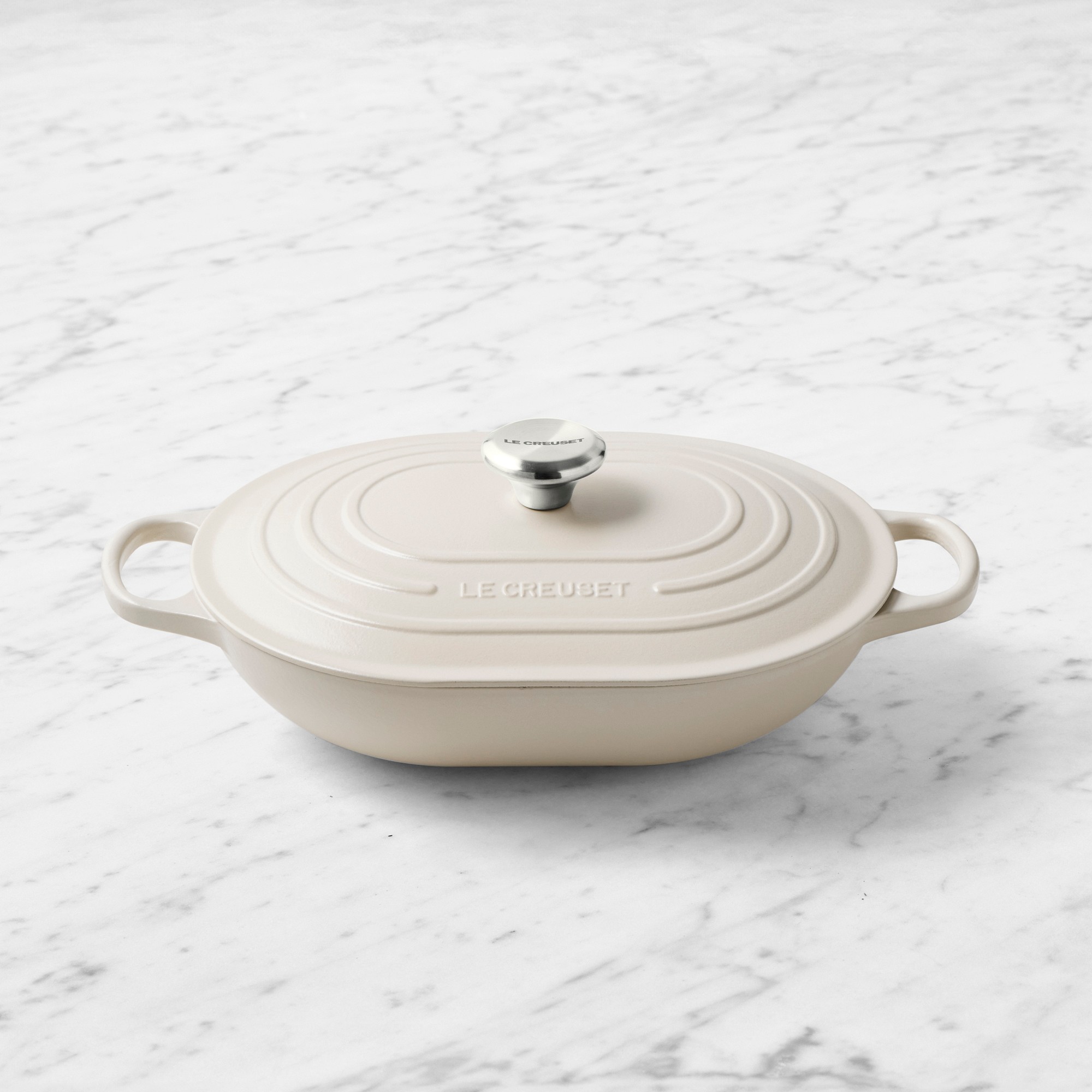 Le Creuset Signature Enameled Cast Iron Covered Oval Casserole, 3.75-Qt. Simolary simolary.com