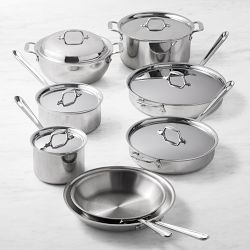 All-Clad D3 Tri-Ply Stainless-Steel 14-Piece Cookware Set