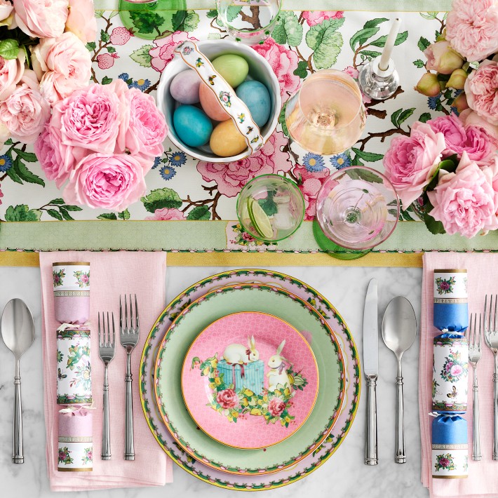 Famille Rose Egg Cups, Porcelain Tableware | Williams Sonoma