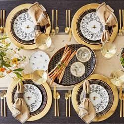 Honeycomb Bee Salad Plates