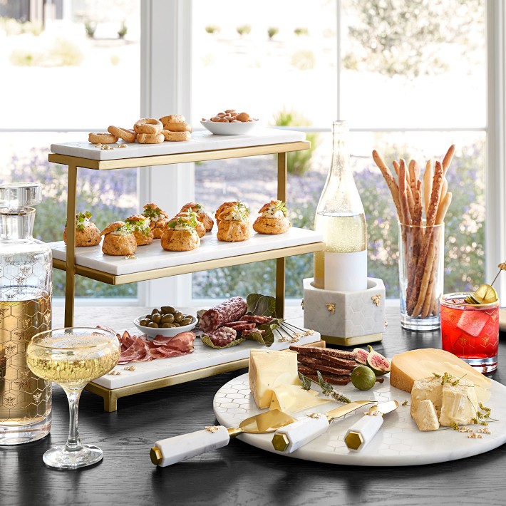 s*t様 ３D HONEY COMB サドル Honeycomb 3-Tiered Stand | Williams Sonoma